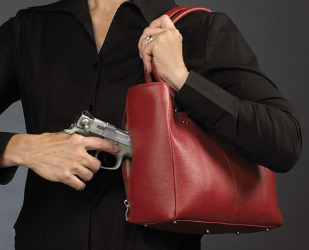 Gun Tote'n Mamas GTM-62 Traditional Open Tote/Red