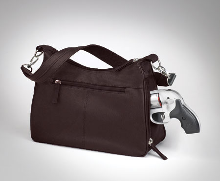Gun Tote'n Mamas GTM-70 Basic Hobo Handbag/Brown