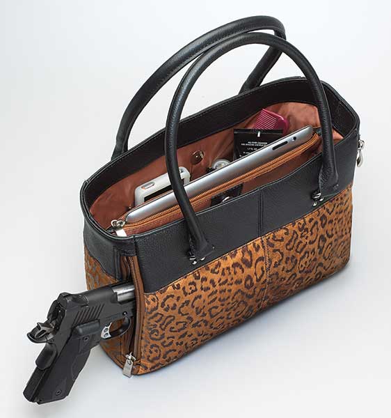 Gun Tote'N Mamas GTM-63DB Traditional Open Top Tote/Leopard